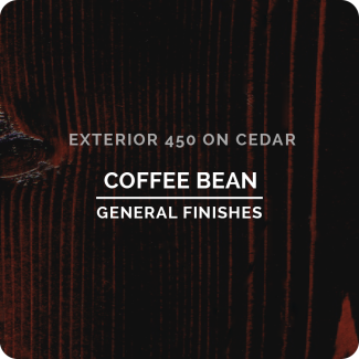 General Finishes Exterior 450 Water Based Wood Stain - Coffee Bean (ON CEDAR)