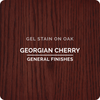 General Finishes Oil Based Gel Stain - Georgian Cherry (ON OAK)