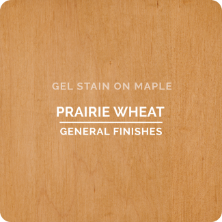 General Finishes Oil Based Gel Stain - Prairie Wheat (ON MAPLE)