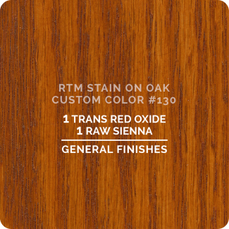 General Finishes RTM Wood Stain Custom Color Color - #130 (ON OAK)