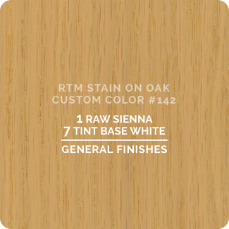General Finishes RTM Wood Stain Custom Color Color - #142 (ON OAK)
