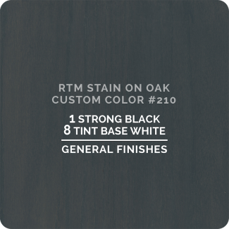 General Finishes RTM Wood Stain Color Custom Color - #204 (ON OAK)
